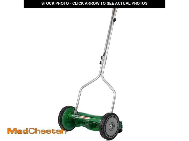 Lot 74-12784240 - *DIRTY/SCRATCHED* Scotts 14 in. 5-Blade Manual Walk Behind Push Reel Lawn Mower *DIRTY/SCRATCHED*  -...