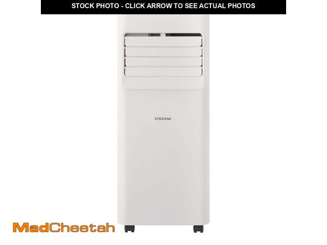 Lot 74-14467397 - Vissani 5,000 BTU 115-Volt 3-in-1 Portable Air Conditioner Unit Cools 150 sq. ft. with Dehumidifier ...