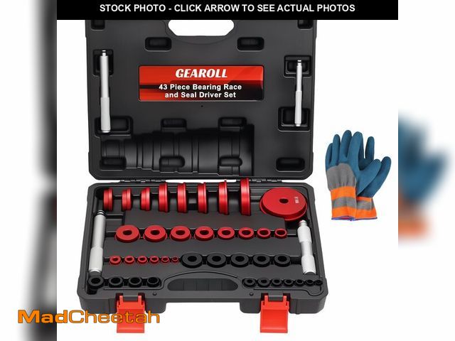 Lot 74-14147741 - GEAROLL Bearing Press Kit, Bearing Race and Seal Driver Set, Bearing Race Punch Set with Seal Driver...