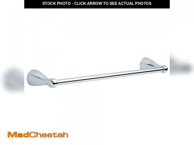 Lot 74-12085843 - Delta Foundations 18 in. Wall Mount Towel Bar Bath Hardware Accessory in Polished Chrome - UNUSED