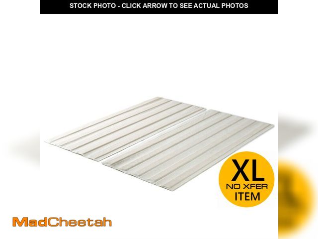 Lot 74-12572263 - ZINUS Compack Fabric Covered Wood Slats, Bunkie Board, Box Spring Replacement, Natural, King - USED