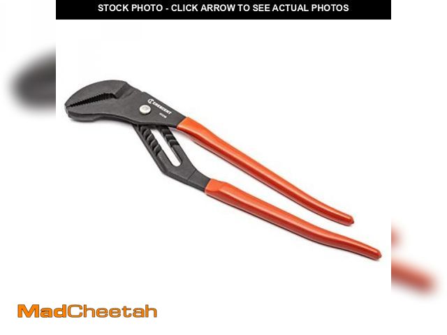 Lot 74-12142813 - 16 in. Straight Jaw Black Oxide Tongue and Groove Pliers with Dipped Grips - UNUSED