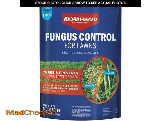 Lot 74-14581679 - BioAdvanced Fungus Control for Lawns, Granules, 10 lb, Fungicide for Lawns - UNUSED