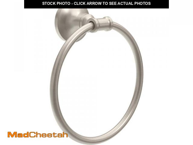 Lot 74-12463508 - (MISSING HARDWARE) Delta Chamberlain Wall Mount Round Closed Towel Ring Bath Hardware Accessory in B...