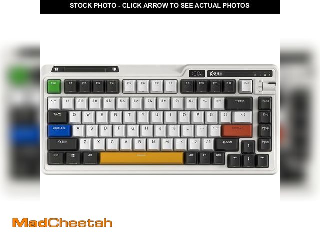 Lot 74-13777386 - KZZI K75 PRO RGB 75% Wireless Gasket Mechanical Keyboard, Triple Mode BT 5.0/2.4G/USB-C 82 Keys Hot ...