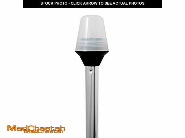 Lot 74-11950918 - Attwood 5100-24-1 All-Round Frosted Globe Pole Light 24" - UNUSED