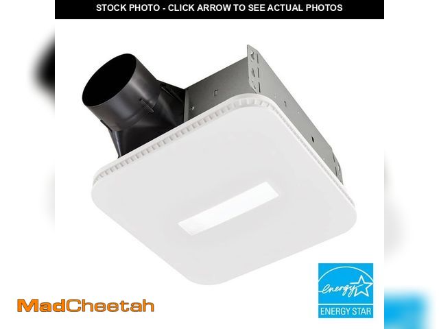 Lot 74-13795851 - Broan-NuTone 110 CFM Bathroom Exhaust Fan with CCT LED Light CleanCover Grille, ENERGY STAR - UNUSED