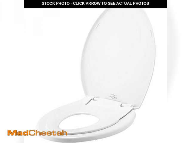 Lot 74-12399925 - Little2Big Toilet Seat with Built-In Toddler Potty Training Seat, Slow Close, Easy to Install, Made ...