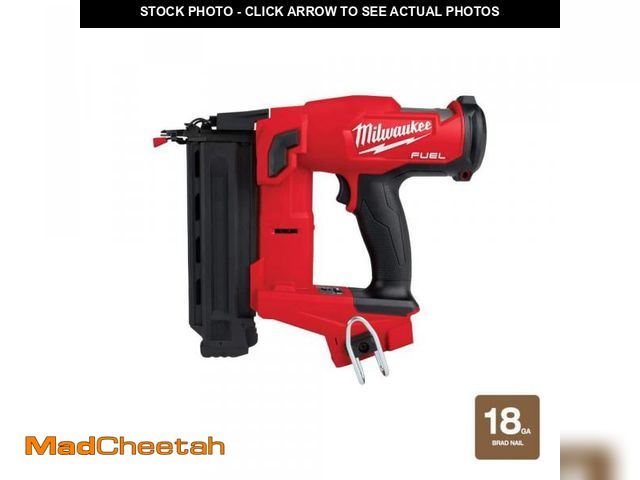Lot 74-12390837 - Milwaukee M18 FUEL 18-Volt Lithium-Ion Brushless Cordless Gen II 18-Gauge Brad Nailer (Tool-Only) - ...