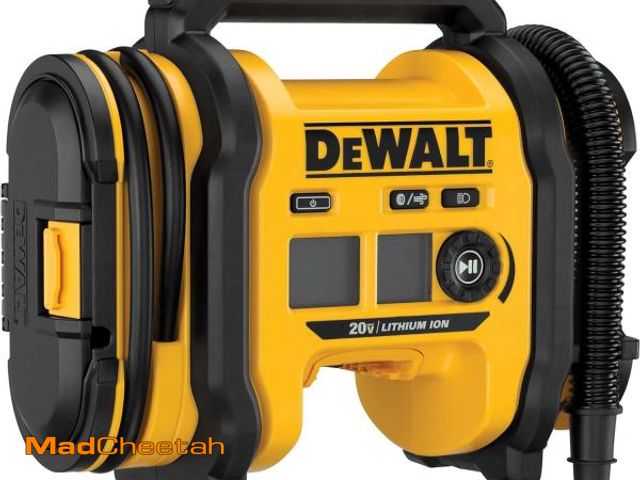 Lot 74-12085941 - DEWALT Tire Inflator Portable Air Compressor 20V MAX, Air Pump with Automatic Shut Off, LED Light, T...