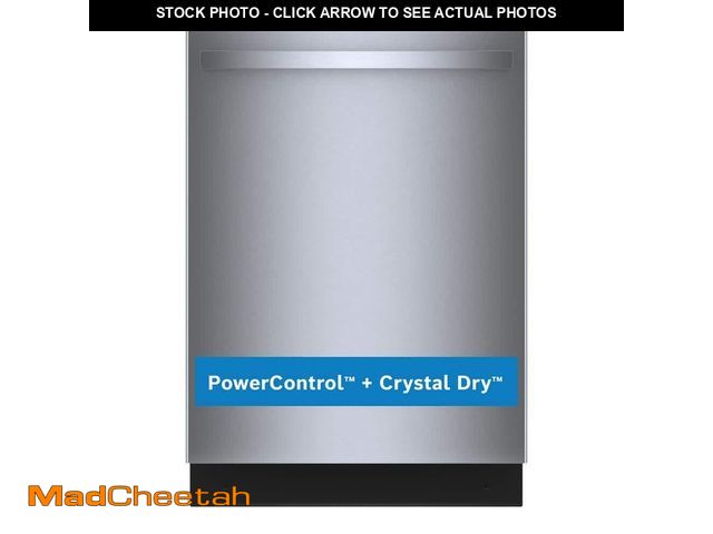 Lot 74-13821481 - Bosch 800 Series 24 in. Stainless Steel Top Control Tall Tub Bar Handle 42 dBA Dishwasher with Stain...