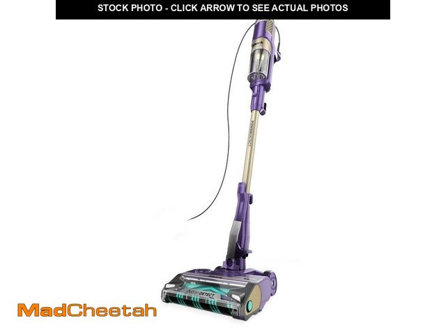 Lot 74-13039523 - Shark Powerdetect Ultra-Light Bagless Corded HEPA Stick Vacuum Cleaner for Multisurface in Purple wi...