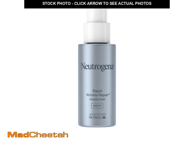 Lot 74-12156479 - Neutrogena Rapid Wrinkle Repair Retinol Night Face Moisturizer with Hyaluronic Acid - 1 Fl Oz - UNUS...