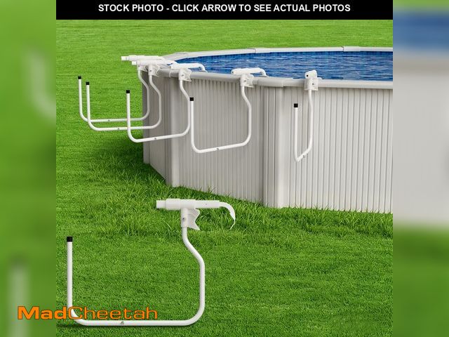 Lot 74-14143904 - 5 Packs Solar Cover Holder for Above Ground Pool(Top Rail 1.57-5.5 in), Adjustable Pool Solar Cover ...