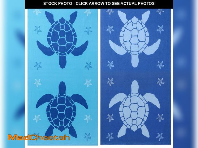 Lot 74-14268702 - Jessy Home Microfiber 4 Pack Beach Towel Set, 40x70in Oversized Beach Towel, Quick-Dry Sand-Free Hig...