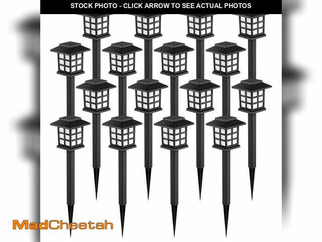 Lot 74-14147821 - GIGALUMI Solar Outdoor LightsÃ¯Â¼Å16 Pack LED Solar Lights Outdoor Waterproof, Solar Walkway Lights...