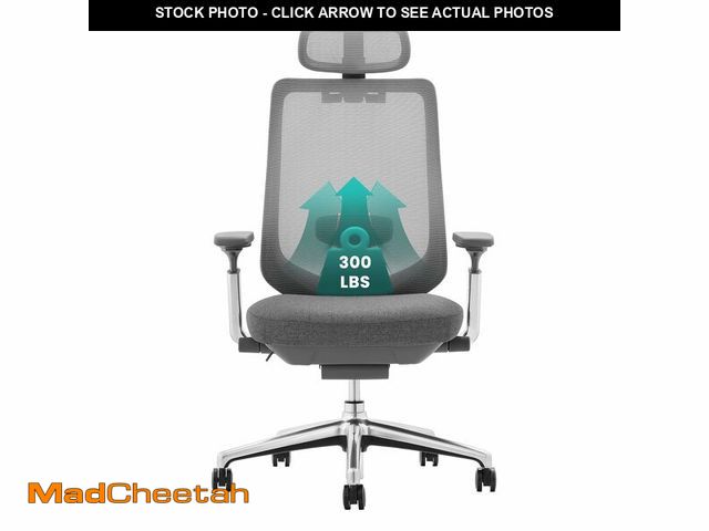 Lot 74-12630201 - COLAMY Ergonomic Mesh Office Chair, High Back Office Chair, Computer Executive Desk Chair with Lumba...