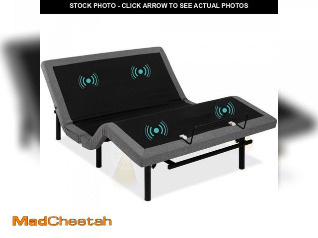 Lot 74-12462073 - Full Adjustable Bed Base W/ Massage, Remote Control, USB Ports, for Stress Management - Best Choice ...