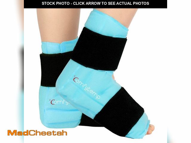 Lot 74-13541670 - Comfytemp Large Ice Pack for Foot, Ankle Gel Pad Brace for Ankles Sprain, Plantar Fasciitis Relief, ...