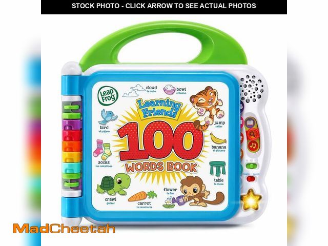 Lot 74-12702792 - LeapFrog Learning Friends 100 Words Book, Green - UNUSED