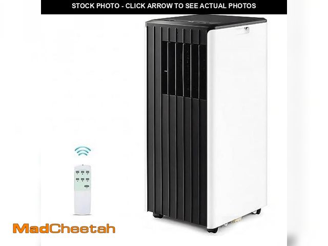 Lot 74-12097005 - DENBIG Portable Air Conditioner for Room up to 350 sq.ft, 8,000 BTU A/C Unit with Dehumidifier and C...