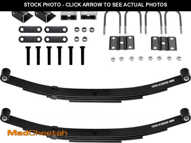 Lot 74-12508045 - AEagle 4 Leaf 1750lb Capacity Double Eye Spring for 3500lb Trailer Axle, 25-1/4" Length, 1.75" Width...