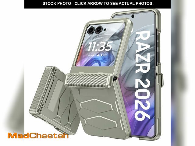 Lot 74-14214929 - Vizvera for Motorola Razr 2026/Razr 2025 Case with Hinge Cover,Built-in Screen Protector Shockproof ...