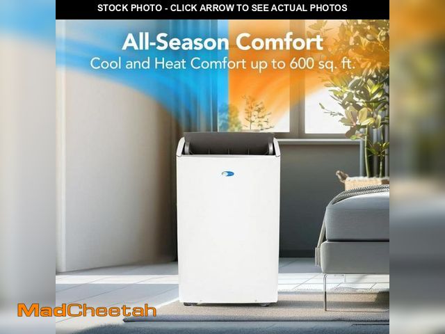 Lot 74-12463222 - Whynter Nex 12,000 (DOE) BTU Inverter Portable Air Conditioner Cools 600 sq. ft. with Heat, Dehumidi...
