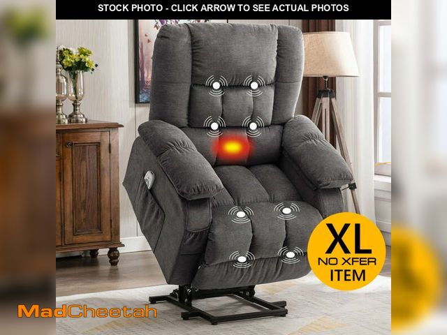 Lot 74-12563274 - JONPONY Power Lift Recliner Chair Recliners for Elderly with Heat and Massage Recliner Chair for Liv...