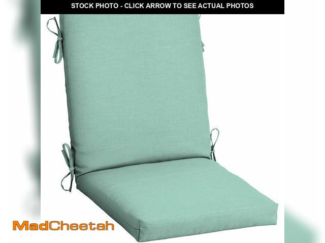 Lot 74-14304576 - Arden Patio Dining Outdoor Chair Cushions, 20x44, Rain-Proof Seat Pad, Fade-Resistant Outdoor Cushio...