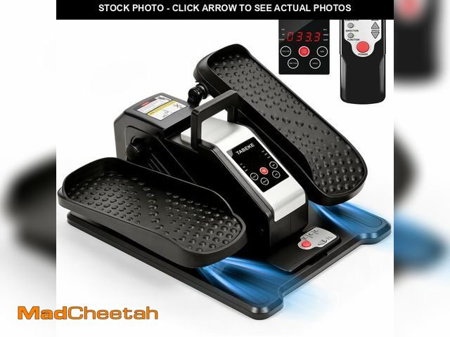 Lot 74-14214065 - TABEKE Under Desk Elliptical Machine, Electric Ellipse Leg Exerciser for Senior with Remote Control ...