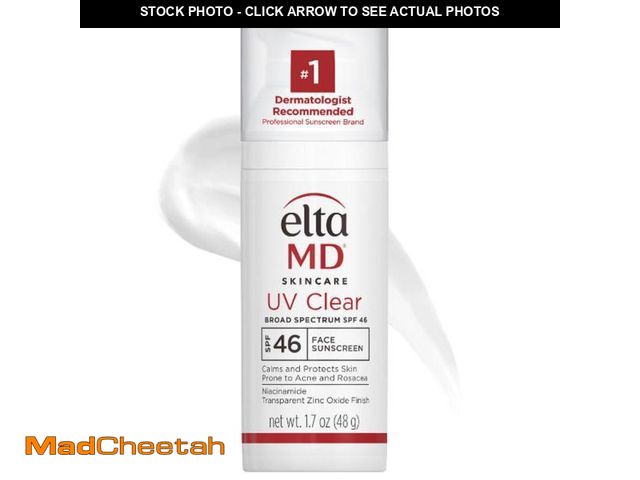 Lot 74-12306071 - EltaMD UV Clear Face Sunscreen SPF 46, Oil Free for Face with Zinc Oxide, Dermatologist Recommended ...