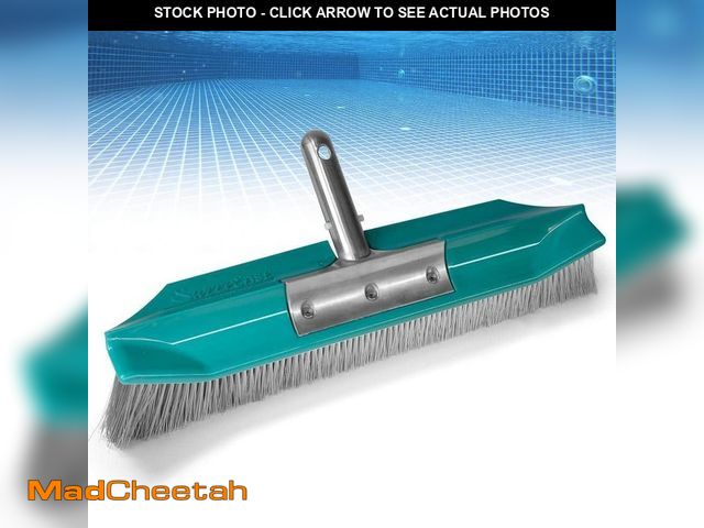 Lot 74-14293187 - SweepEase New &amp; Improved Aquadynamic 18 in. Pro Series 100% Poly Pool Brush Design that Sticks t...
