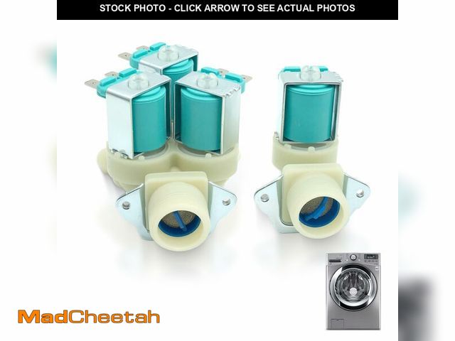 Lot 74-14054625 - WM8100HVA WM9000HVA Cold &amp; Hot Washer Water Inlet Valve Set Fit for LG WM9500HKA WM3670HVA WM367...