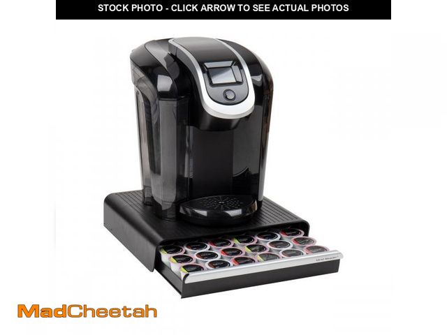 Lot 74-12126994 - Mind Reader Single Serve Coffee Pod Drawer, 36 Pod Capacity, Countertop Organizer, Breakroom, 12.75"...