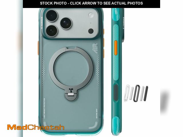 Lot 74-12978837 - TORRAS Ostand Q3 Air for iPhone 17 Pro Max Case with 360 Magnetic Stand, Fit for MagSafe, Mil-Grade ...