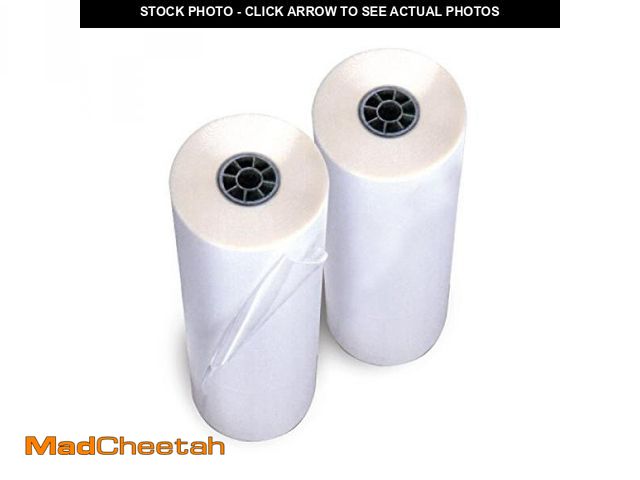 Lot 74-12510210 - GBC Thermal Laminating Film Roll, 2 Pack, NAP I, 1" Poly-In Core, 1.5 Mil Laminate Rolls, 27" x 500'...
