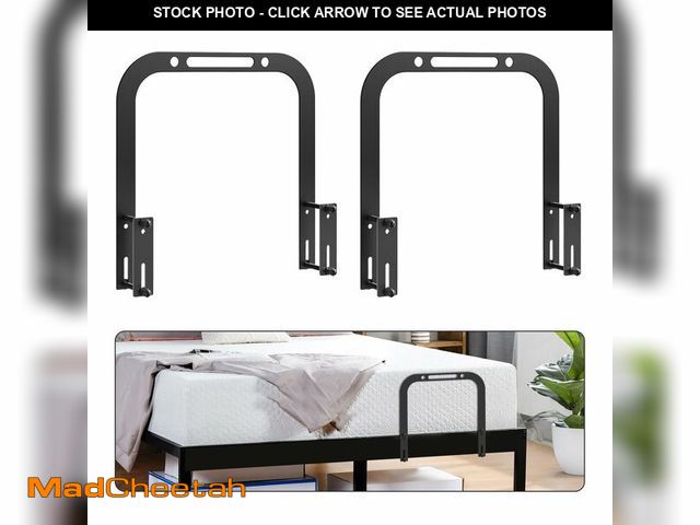 Lot 74-14304347 - YUOROS Extra Tall Mattress Slide Stopper Holder Gripper Retainer Bar for Metal to Keep Mattress from...