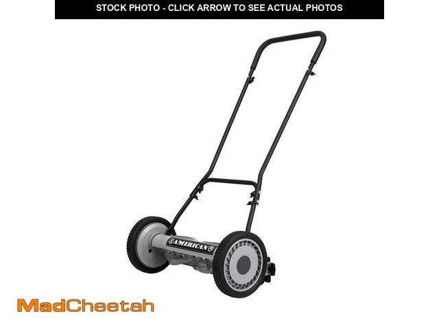 Lot 74-14255945 - American Lawn Mower Company 18 in. 5-Blade Manual Walk Behind Reel Lawn Mower - USED