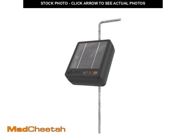Lot 74-12267465 - 7024572 FENCE ENERGIZER SOLAR S6 Gallagher S6 Solar-Powered Fence Energizer .74 Mi. Black (Pack of 1...