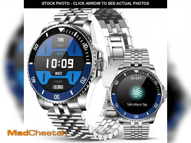 Lot 74-12431736 - 2025 DA GPT Smart Watch for Men, Heart Rate, Blood Pressure, Blood Oxygen, Sleep Monitor, 107 Sports...
