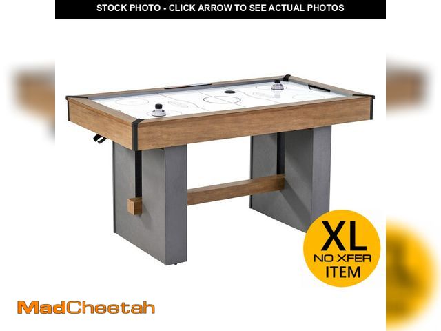 Lot 74-13094109 - Barrington Billiards 5' Urban Air Powered Hockey Table with Pusher and Puck Set - UNUSED