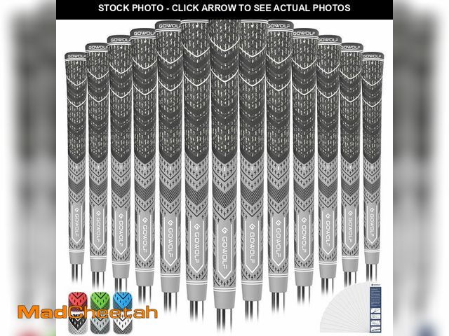 Lot 74-12500898 - Gowolf Golf Grip Cord Rubber Multi-compound Golf Driver Irons Club Choose 13 Grips with 15pcs Tapes ...