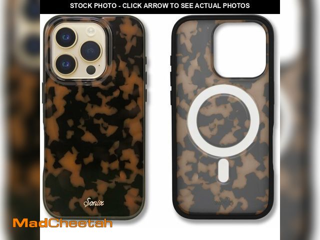 Lot 74-12505647 - Sonix Case for iPhone 16 Pro Max | Compatible with MagSafe | 10ft Drop Tested | Tortoiseshell | Brow...