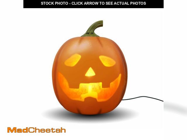 Lot 74-12969266 - ANIMAT3D Jabberin' Jack Motion Sensor 12 Inch XL Talking Animated Orange Pumpkin with Built in Video...