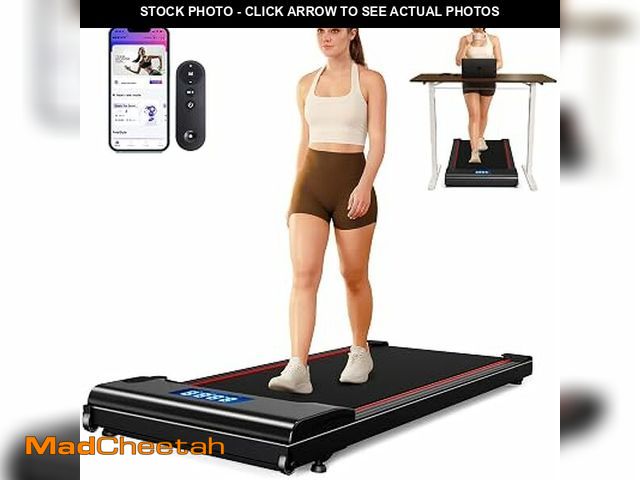 Lot 74-13583176 - Hartwares NeoSilent Walking Pad Under Desk Treadmill for Home with BLDC Core and Extra-Large Belt, A...