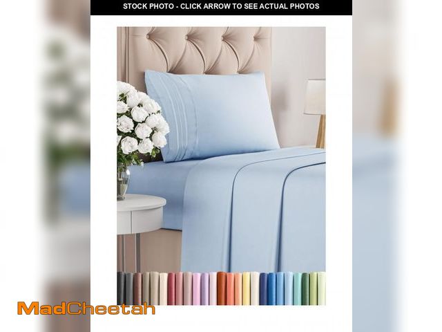 Lot 74-12314424 - Twin XL Size 3 Piece Sheet Set - Comfy Breathable &amp; Cooling Bed Sheets Set - Hotel Luxury Beddin...
