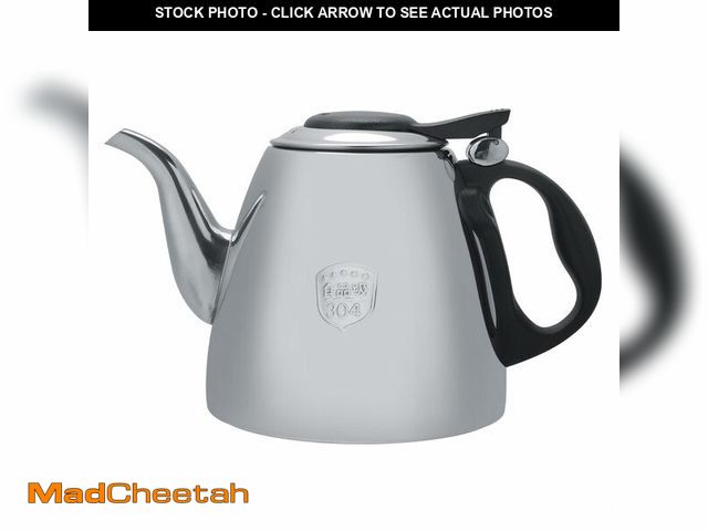 Lot 74-13564898 - 1.2l 1.5L Stovetop Teapot Stainless Steel Stove top Teapot Tea Coffee Pot Kettle Heat Resistant Hand...