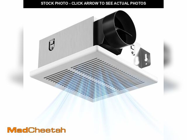 Lot 74-12600225 - Amico Bathroom Exhaust Fan, 1.0 Sones, 80 CFM, Low Noise, Easy to Install, Ceiling Mounted Retrofit ...