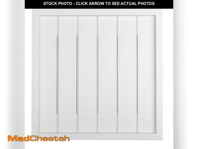 Lot 74-12745650 - (MISSING WIRELESS DOOR BELL) Defiant Wireless or Wired Doorbell Chime, White Bead Board Finish - UNU...